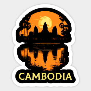 Angkor Wat Cambodian Khmer Cambodian Sticker